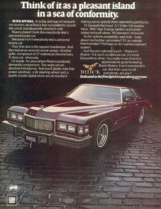 1975 Buick Auto Advertising